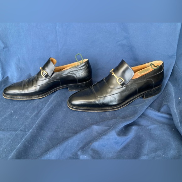 Black Gucci loafers size 9.5 - Picture 1 of 6